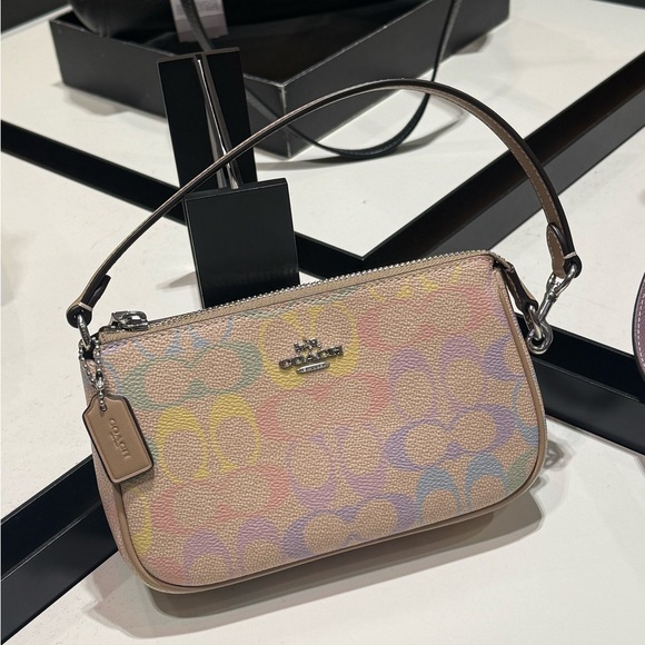 Coach Handbags - Coach Nolita 19 In Rainbow Signature Canvas cdc38